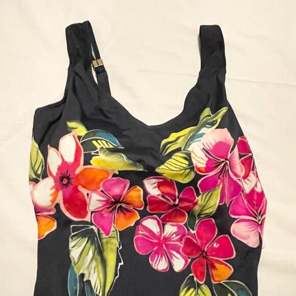 Sunflair Bathing Suit One Piece Floral Womens Size 16 D Cup - Picture 2 of 15